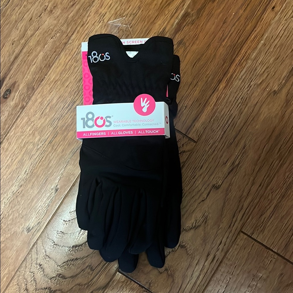 180s Black Touchscreen Gloves